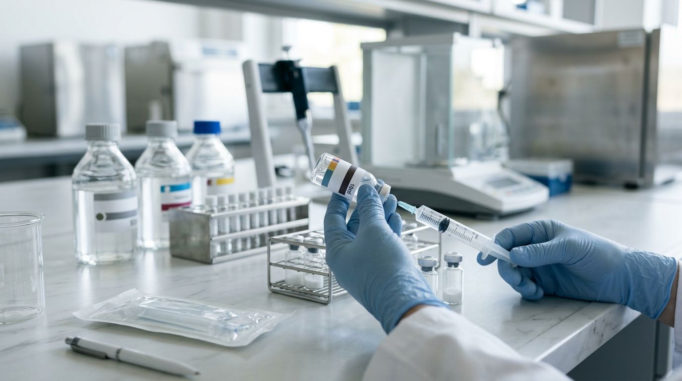 Bacteriostatic water dilution ratios by peptide type 2026