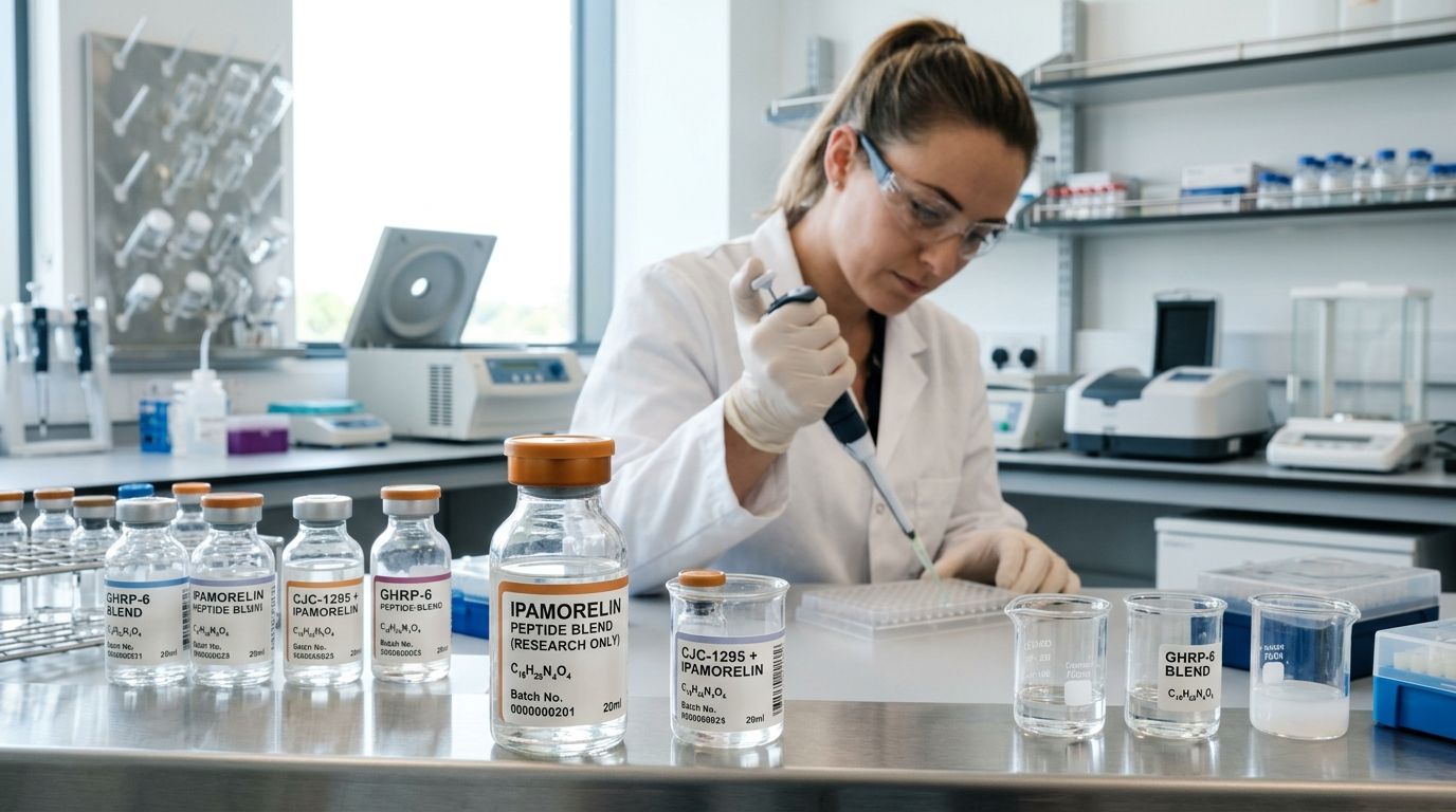 Best ipamorelin peptide blends for growth hormone research 2026