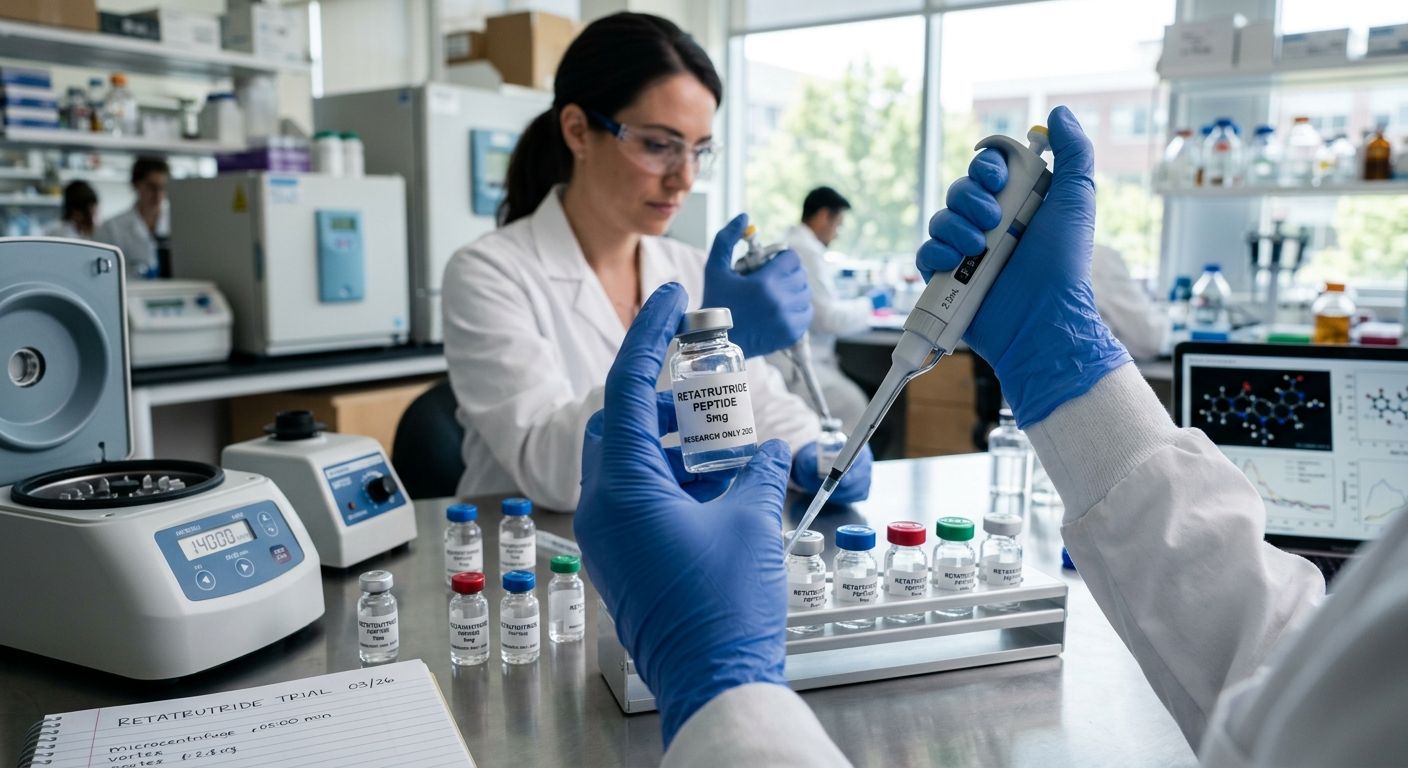 Best retatrutide peptides for research compared in 2026
