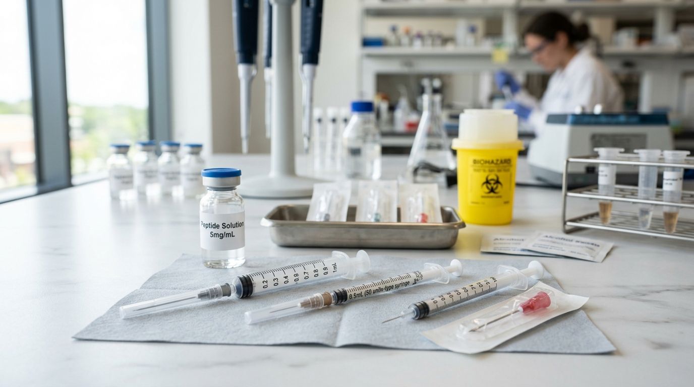 Best syringes and needles for peptide research 2026