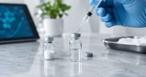 Can too much bacteriostatic water ruin a peptide vial?
