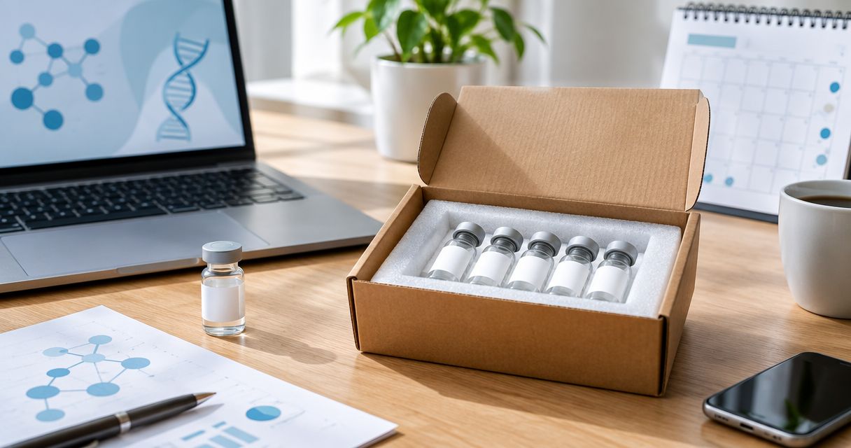How long does it take to receive research peptide orders?