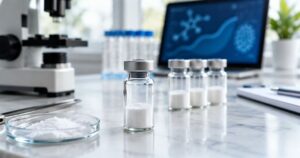 How long does lyophilized peptide stay stable before use?