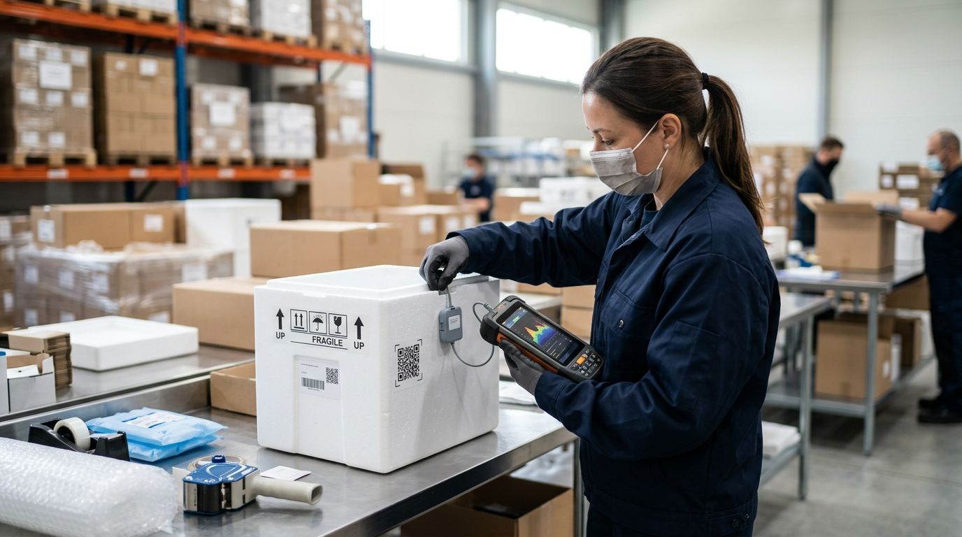 How to connect peptide shipments to cold-chain monitoring systems