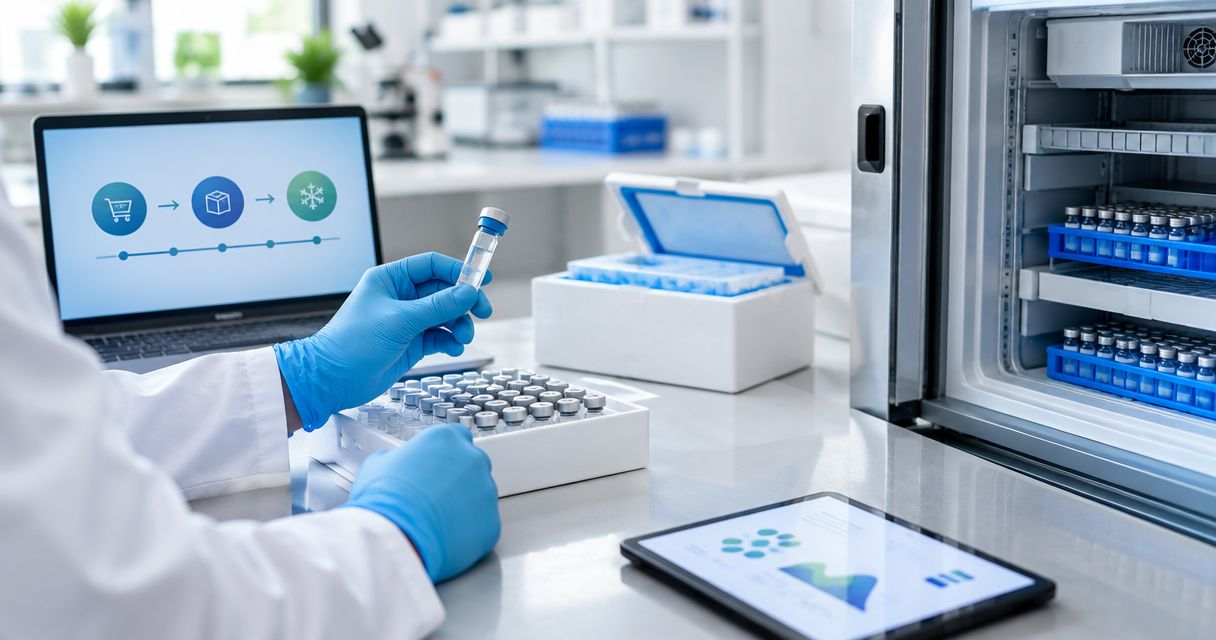 Peptide order to freezer-ready inventory: complete 2026 workflow