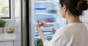 Can research peptides be stored in a home refrigerator?