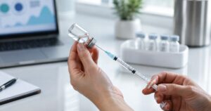 How long can peptides sit in a syringe before use?