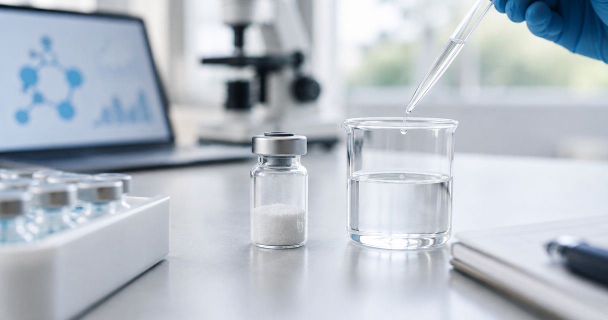 How long does it take for lyophilized peptides to dissolve?